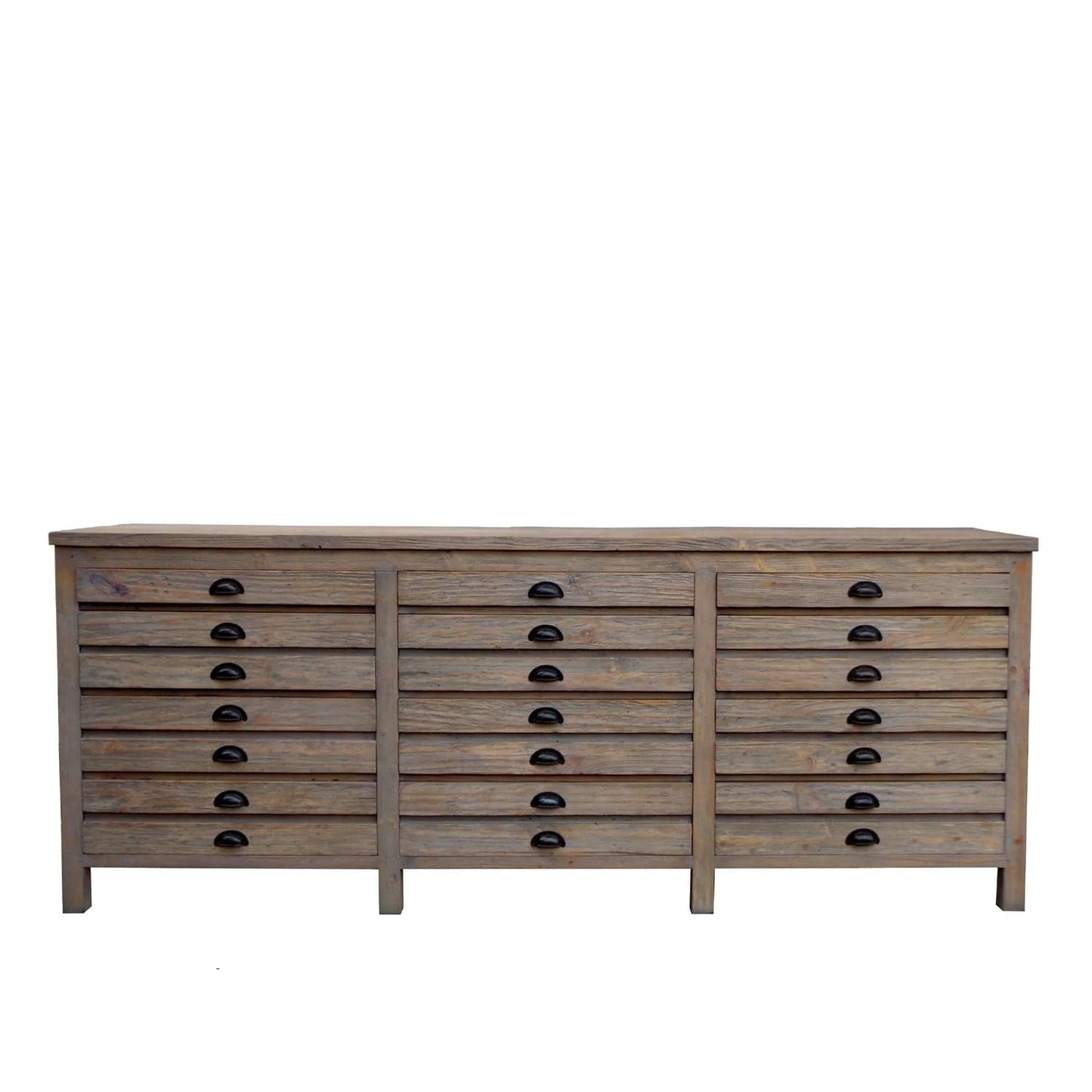 Salvaged Wood Printmaker's Sideboard - Padma's Plantation