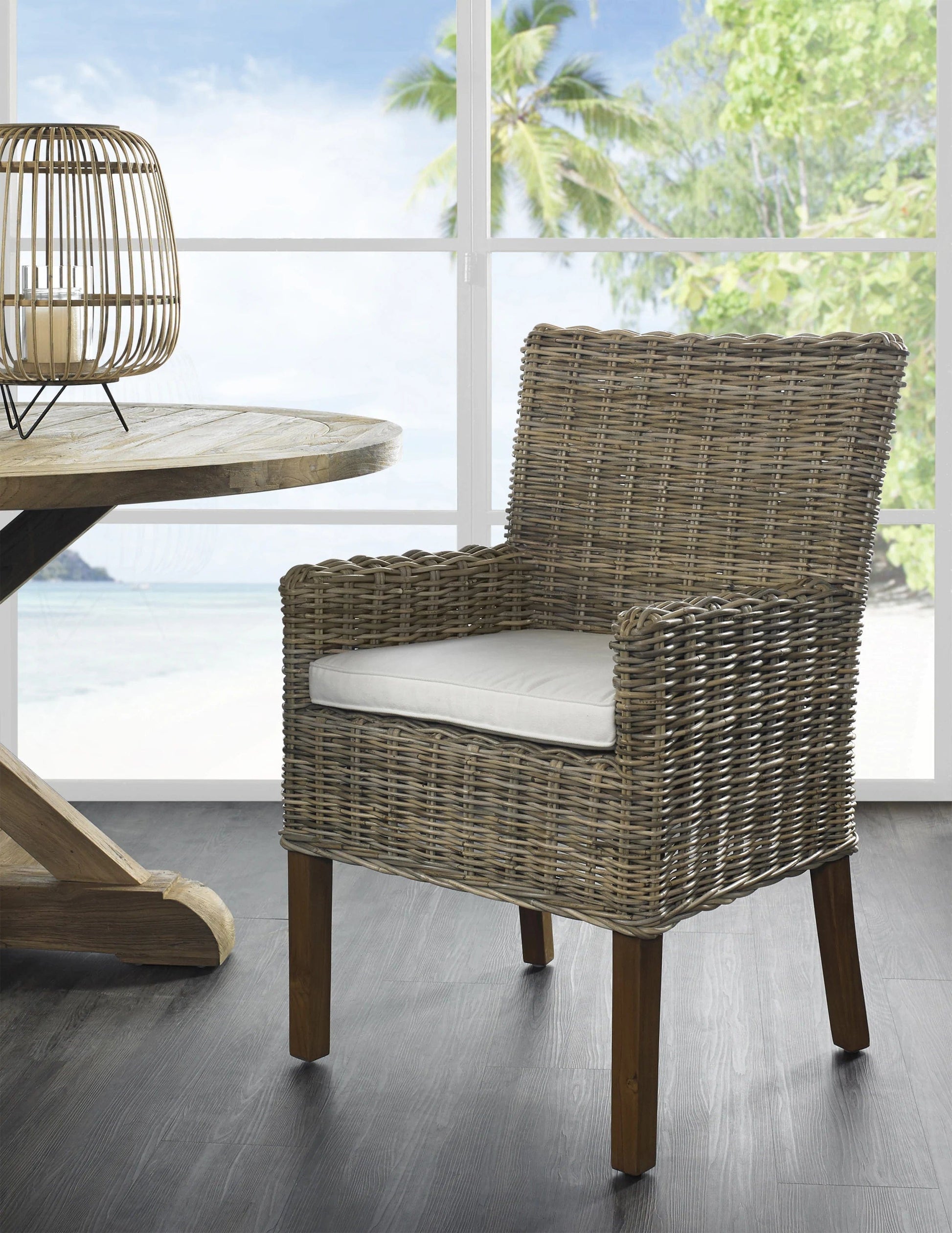 Boca Arm Dining Chair - Padma's Plantation