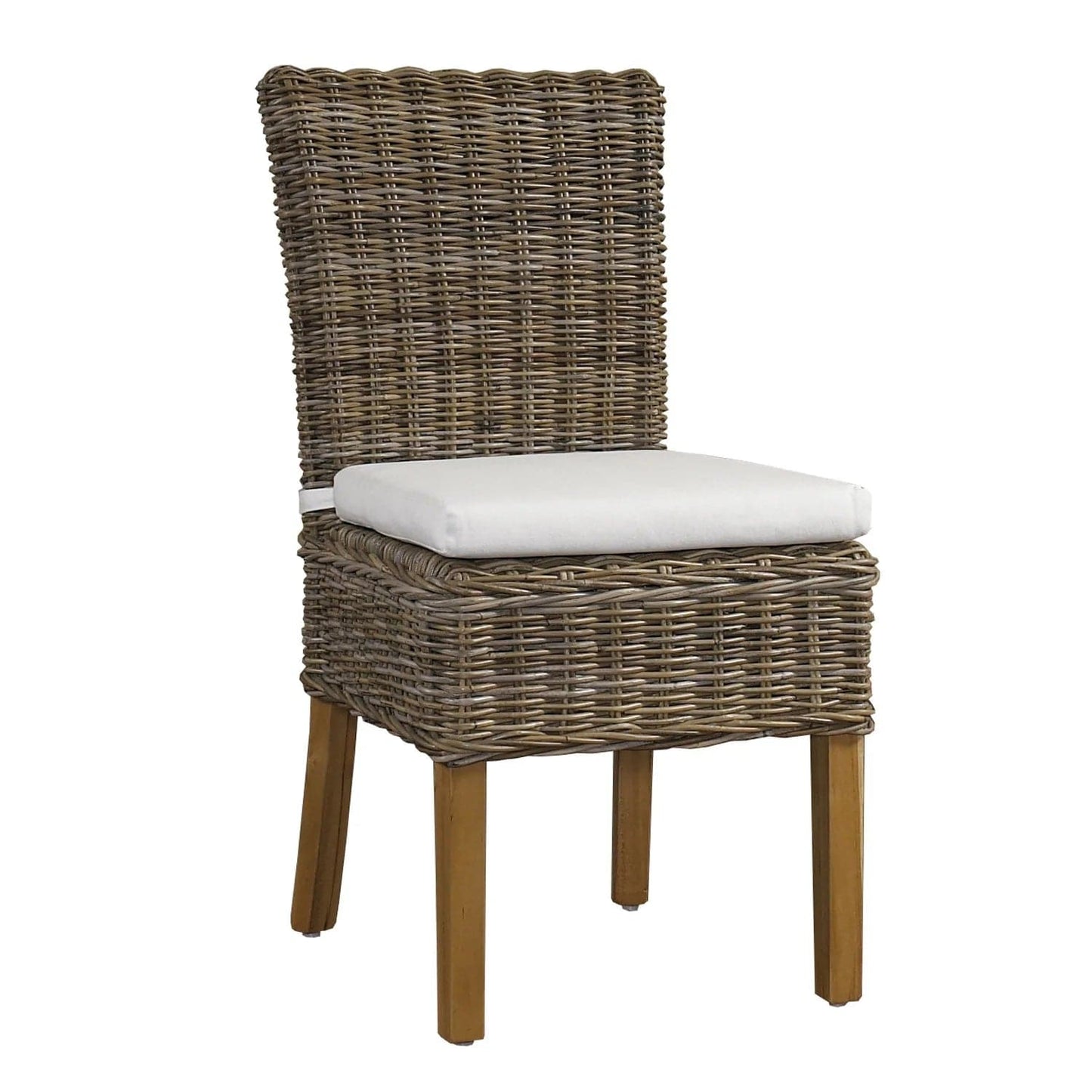 Boca Chair Kubu-With White Cushion - Padma's Plantation