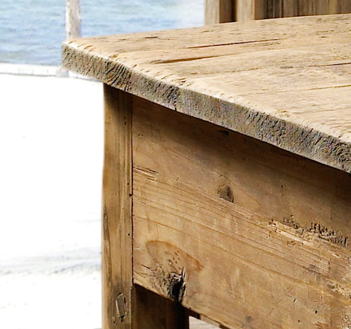 Salvaged Wood End Table - Padma's Plantation