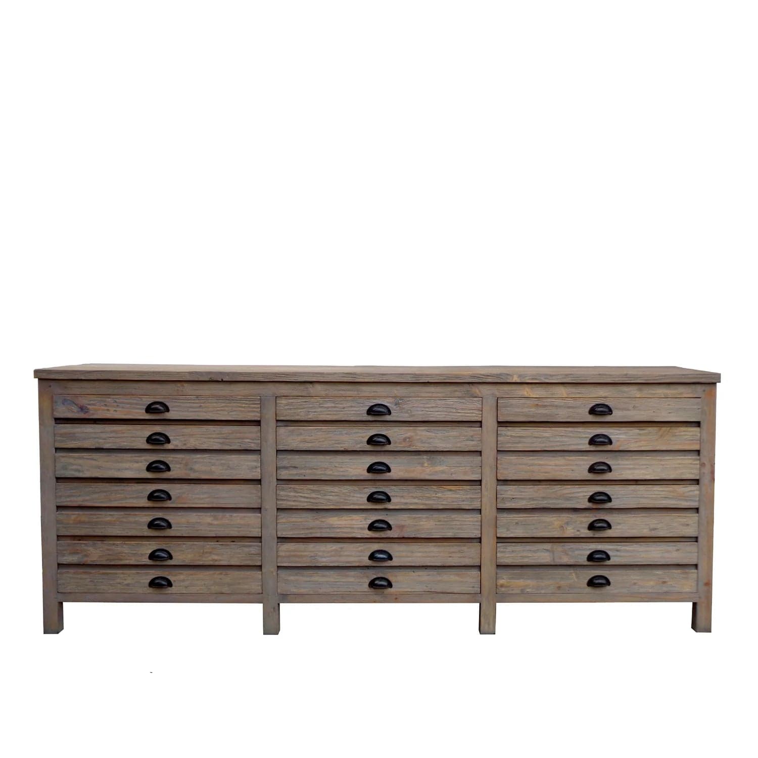 Salvaged Wood Printmaker's  Sideboard - Padma's Plantation